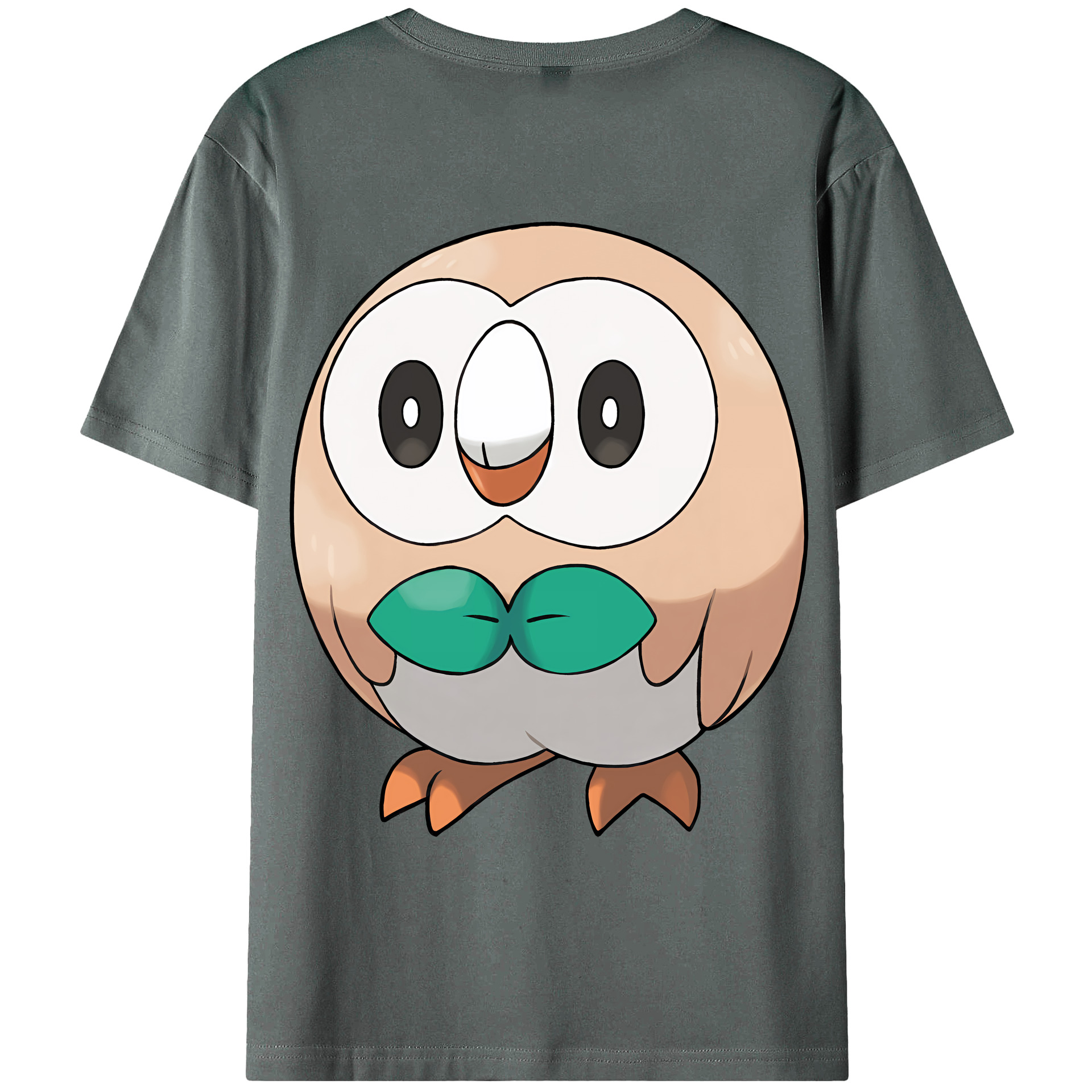 （画像用） ポケットモンスター Pokémon 綿100％ メンズ半袖Tシャツ（バックプリント） 通気性